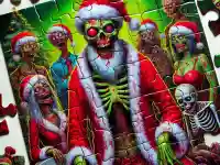 Zombie Christmas Jigsaw: Holiday Fun 4 Horror Fans background