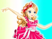 Dancer Girl Dress Up background