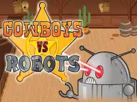 Cowboys vs Robots background