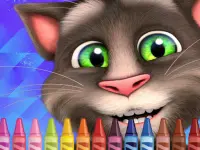 4GameGround - Talking Tom Coloring background