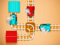 Rail Maze Puzzle background