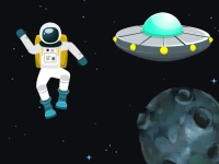 Careening Though Space background