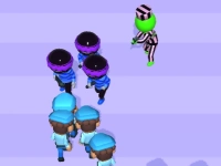 Police Clash 3D background