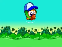 Green Chick Jump background