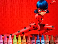 Miraculous Ladybug Coloring background