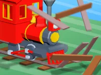 Train Lines Rush background