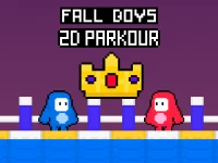 Fall Boys 2D Parkour background