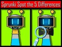 Sprunki Spot the 5 Differences background