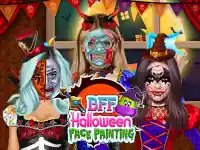 BFF Halloween Face Painting background