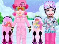 Baby Taylor Skiing Dress Up background