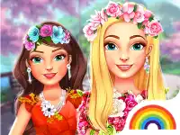 My Dreamy Flora Fashion Look background