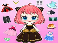 Chibi Doll Dress Up Diy background