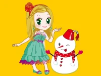 A Princess And A Snowman background