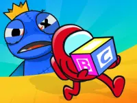 Hide And Seek Blue Monster background