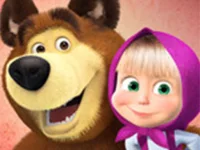 Masha And The Bear Jigsaw - Puzzles For Kids background