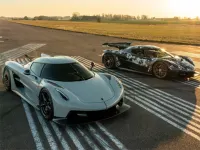 Koenigsegg Jesko Absolut Puzzle background