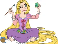 Princess Easter Egg background