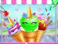 Unicorn Ice Cream Cone Maker background