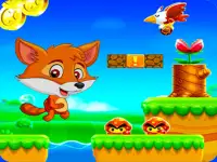 Super Fox World Jungle Adventure Run background