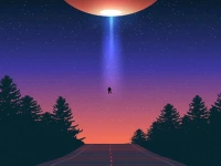 Alien Wonderland Hidden background