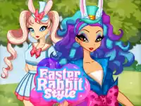 Easter Rabbit Style background