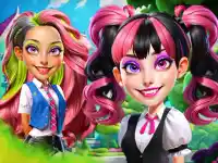 Princesses at Horror School background
