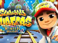 Subway Winter Vacation background