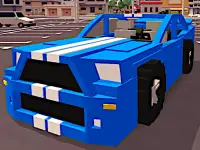 Cubic Cars Highway background