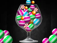 Candy Glass 3D background