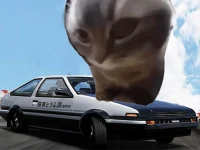 Car Stunt Chipi Chipi Chapa Chapa Cat background