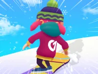 Snowboard Game Party background