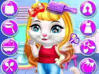 Chic Baby Kitty Hair Salon background