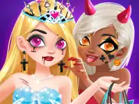 Fashion Girl Halloween Boutique background