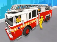 City Rescue Fire Truck Games background