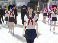 Sakura School Girl Yandere Simulator background