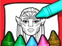 Avatar Coloring Book background