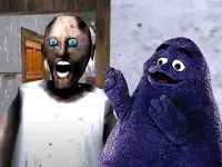 When Granny Met Grimace Shake background