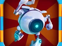 Crazy robot background