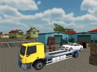 Euro Truck Heavy Vehicle Transport Game 3D background