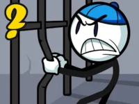 Stickman Prison Warriors background