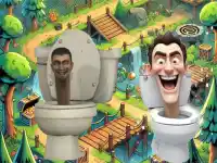 Skibidi Toilet Cross The Road background