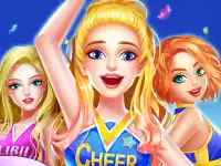 Cheerleader Magazine Dress Up background