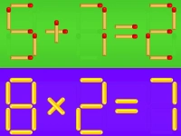 Math Matchsticks background