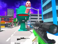Skibidi Toilet FPS Shooting Survival background