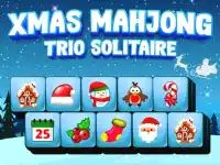 Xmas Mahjong Trio Solitaire background