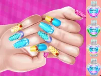 Princess Theme Nail Art DIY background