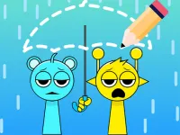 Draw One Part Brain Puzzle background