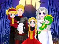 Princess Family Halloween Costume background