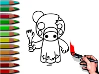 BTS Noob Coloring Book background