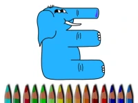 Letters Coloring Book background